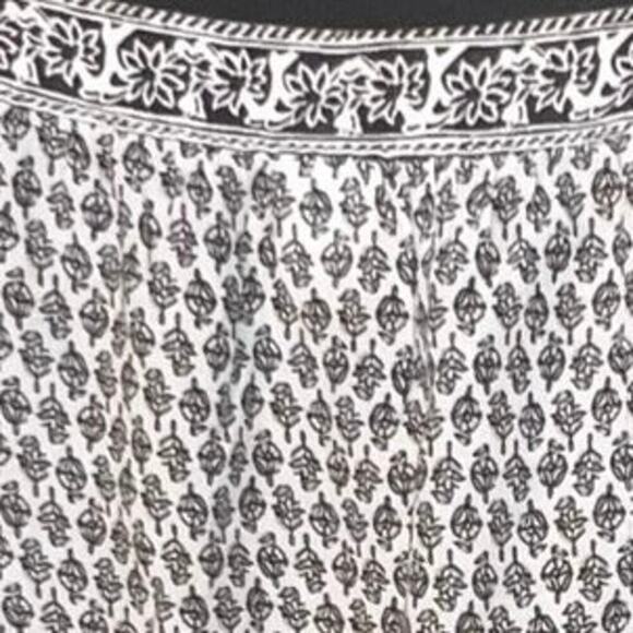 Old Navy women’s large Square Neckline Bohemian Lagenlook flare sleeve tunic - Picture 4 of 9